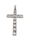 Pendentif Pendentif en forme de croix serti de diamants 58 Facettes