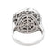 Bague 59 Bague Cocktail Or blanc Diamant 58 Facettes 3358948CN