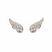 Boucles d'oreilles Boucles d'oreilles ailées diamants or blanc 58 Facettes BO233