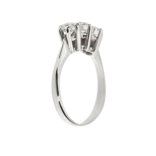 Bague Bague trilogie avec diamants 0,99 ct 58 Facettes 34018