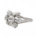 Bague 54 Bague Marguerite Or blanc Diamant 58 Facettes 2909880CN