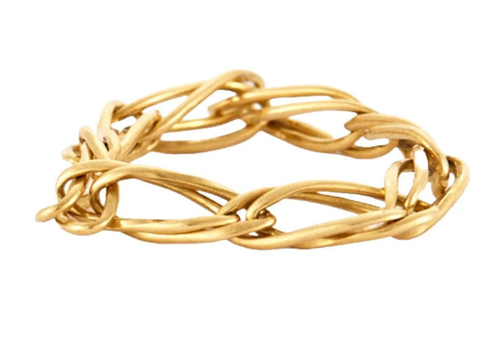 Bague 54 Bague chaîne or 58 Facettes BO/230122