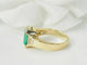 Bague 52.5 Bague en or jaune, émeraude et diamants 58 Facettes 33540