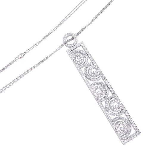 Collier Collier Chopard, "Happy Spirit", en or blanc, diamants. 58 Facettes 32562