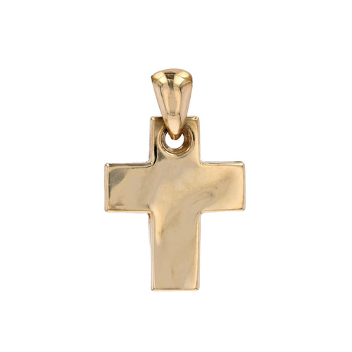 Pendentif Croix or jaune d'occasion 58 Facettes CVP149