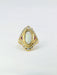 Bague 53 Bague marquise or jaune opale diamants 58 Facettes J393