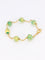Collier Bracelet chaine or jaune perles de Murano 58 Facettes 1CA0000004/1