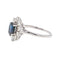 Bague 55.5 Bague Pompadour Or blanc Saphir 58 Facettes 3655104CN
