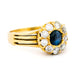 Ring 51 Late Victorian 18 carat diamond and sapphire cluster ring 58 Facettes D4FCD1D7B5EC43D09257FEF000FB92E0