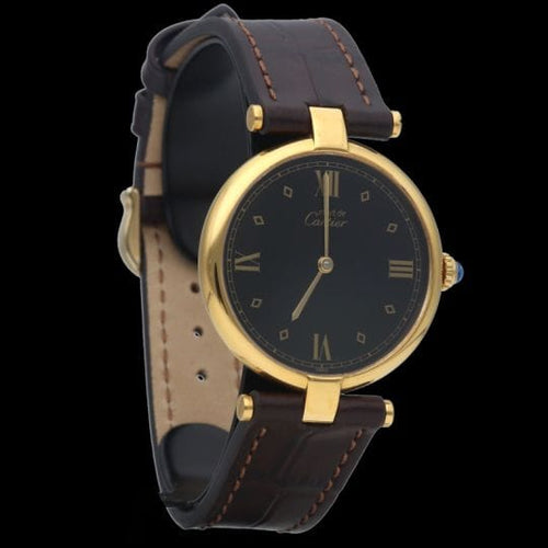 Montre Cartier Montre Must De Cartier Vermeil 58 Facettes MT44910