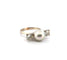 Bague Anello vintage en or blanc 18k avec perles et diamants 58 Facettes