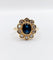 Bague 58 Bague marguerite art deco or 18k saphir et diamants taille brillants 58 Facettes A03969