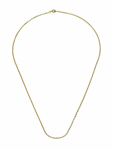 Collier Chaine Maille Forçat 50cm 58 Facettes