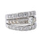 Bague 52 Bague  Or blanc Diamant 58 Facettes 4152873CN