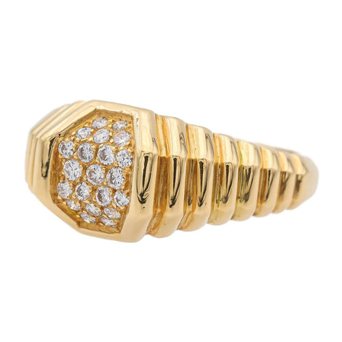 Bague 56 Bague Or jaune Diamant 58 Facettes 1480609CN
