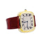 Montre Montre Cartier, « Square » en or jaune et cuir. 58 Facettes 35327