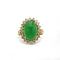 Bague 54 Bague - Or jaune, Diamants & Jade 58 Facettes 250141R