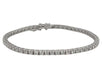 Bracelet Bracelet Tennis Or Blanc Diamants 58 Facettes