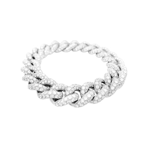 Bracelet Bracelet Pomellato, "Catene", or blanc et diamants. 58 Facettes 34836