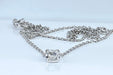 Collier Collier chaîne or blanc diamant 0,49 carat 58 Facettes AB415