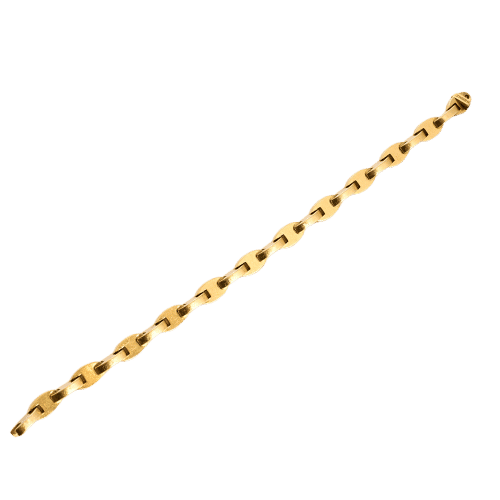 HERMÈS x Georges Lenfant - Bracelet maille chaine d'ancre stylisée en or jaune 58 Facettes LBV4