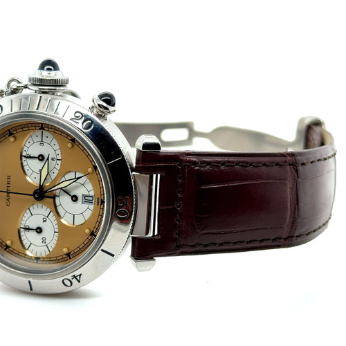 Montre Cartier - Montre Homme Modèle Pasha 58 Facettes 1.0000390/1