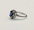 Bague Bague or blanc tanzanite et diamants 58 Facettes