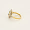Bague 53 Bague en or jaune, or blanc, saphir et diamants 58 Facettes COG0719