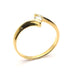 Ring 54 Solitaire ring Yellow gold and Diamonds 58 Facettes