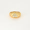 Bague 59.5 Bague coeur or jaune et diamants 58 Facettes SOR10522