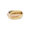 Bague 57 Bague Cartier, "Trinity Classique", trois ors. 58 Facettes 34558