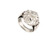 Bague 50 vintage bague style art deco 5 diamants 0.95 ct t50 en or blanc 18k 10.3gr 58 Facettes 269294