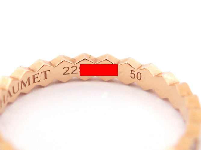 Bague 50 bague CHAUMET bee my love 081933 t50 diamants or rose 18k 58 Facettes 272597