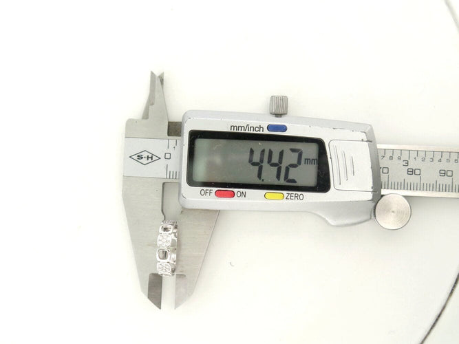 Bague 48 bague DINH VAN impression domino t48 or blanc 18k 42 diamants 0.30ct 58 Facettes 271715