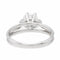 Bague 50 Bague Solitaire Or blanc Diamant 58 Facettes 2537614CN