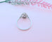 Bague Bague solitaire Diamant 0,60 carat Or Blanc 18 K 58 Facettes AA 1668