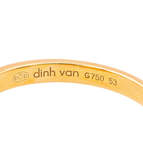 Bague 53 Dinh Van Bague  Menottes Or rose Diamant 58 Facettes 4342798RV