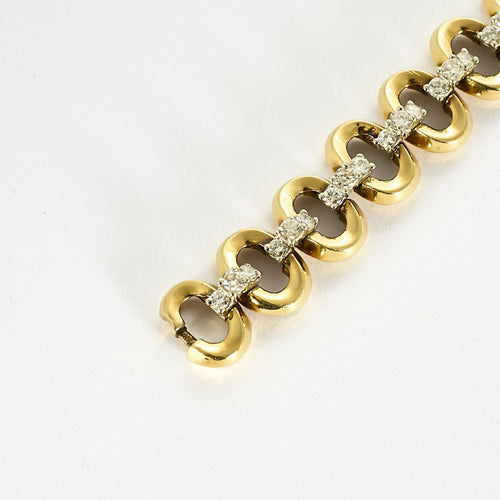 Bracelet Bracelet en Or jaune & blanc 18k 58 Facettes LEN1777