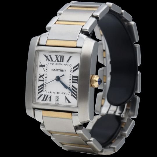 Montre Cartier Montre Tank Francaise Gm 58 Facettes MT40807