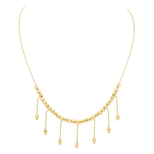 Collier Collier Maille boule Or jaune 58 Facettes 1819952CN