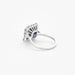 Bague 50.5 Bague Marguerite or blanc saphir diamants 58 Facettes