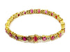 Bracelet Bracelet or jaune diamants rubis 58 Facettes