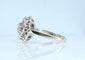 Bague 54 Bague marguerite en or blanc, platine et diamants 58 Facettes AB625