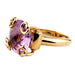 46 GUCCI ring - Horsebit ring in yellow gold and amethyst 58 Facettes 160447J85705010