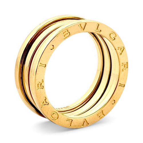 Bague 57 Bague BVLGARI B-Zero1 en or jaune 18 carats 58 Facettes