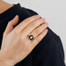 Bague 54.5 MAUBOUSSIN - BAGUE VINTAGE ONYX DIAMANTS 58 Facettes 32600205