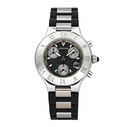 Montre Cartier Montre 21 Chronoscaph Acier 58 Facettes 4289523RV