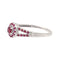 Bague 49 Mauboussin Bague Volupté et passion  Or blanc Rubis 58 Facettes 4117940CN