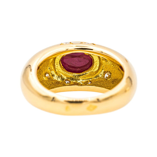 Bague 52 Bague  Or jaune Rubis, Diamant 58 Facettes 3954561RV