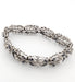 Bracelet Bracelet années 1950 en or blanc avec saphirs et diamants 58 Facettes